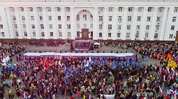 Митинг в поддержку Донбасса, Луганщины, Запорожья и Херсона 